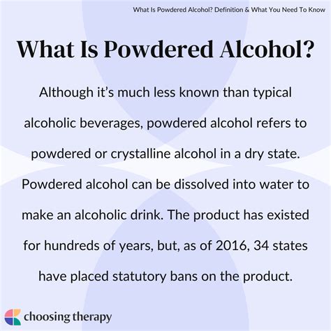 Powdered Alcohol What You Should Know