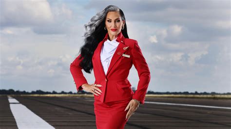 Virgin Atlantic Michelle Visage Helps Launch New Uniforms Attitude