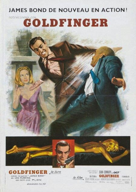 James Bond 3 Goldfinger Avec Sean Connery James Bond Movie Posters