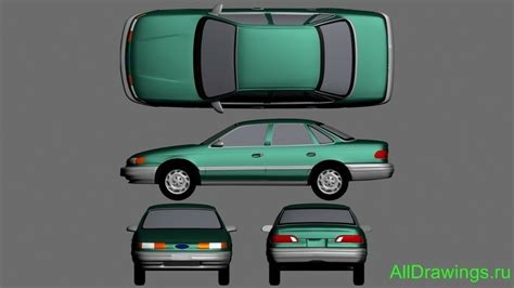 Ford Taurus 1994 Ford Taurus 1994 Drawings Of The Car