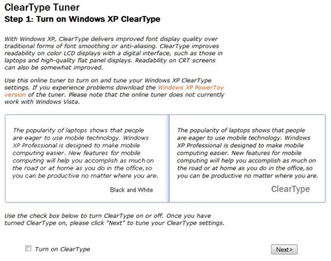 Cleartype In Windows Xp Ebabble