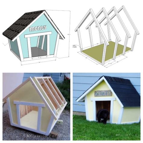 14 Diy Dog Houses How To Build A Dog House Plans Blueprints