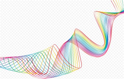 Multicolored Spiral Curve Lines Abstract Hd Png Citypng