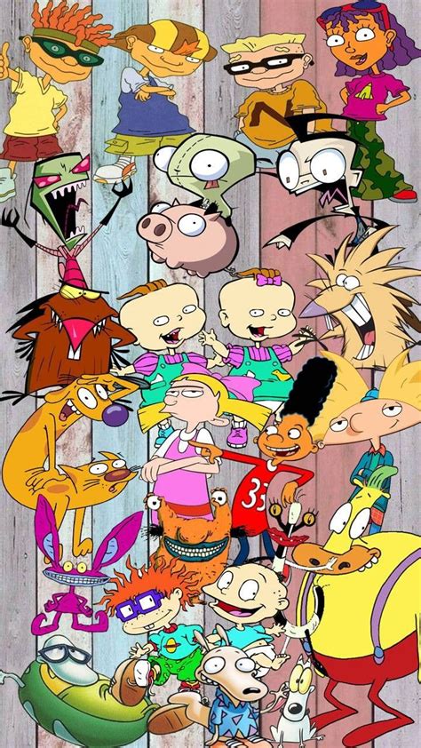 Toda Uma Geração Em Uma Foto Cartoon Wallpaper Nickelodeon