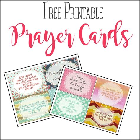 Free Printable Prayer Cards Free Printable