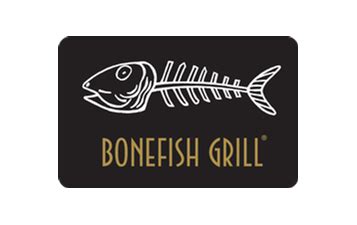 Enter your contact details and track. Bonefish Grill® at Gift Card Gallery by Giant Eagle
