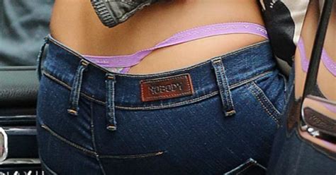 Guys When You See A Girls Underwear Poking Out Above Her Jeans Trousers Do You Assume She Is