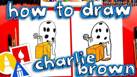 How To Draw Charlie Brown Halloween Ghost Youtube