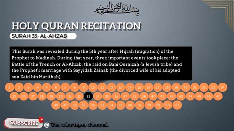Quran Surah 33 Al Ahzab Quran Recitation By Abdul Basit Abdul Samad
