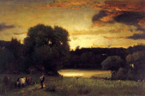 A Winter Sky Painting George Inness Oil Paintings