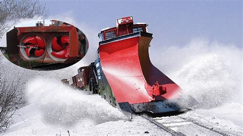 Amazing Powerful Trains Snow Removal Youtube