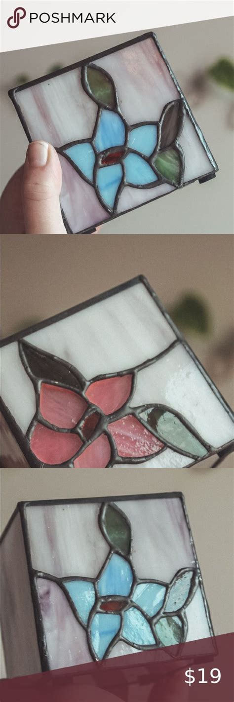 Stained Glass Flower Box Stained Glass Flowers Flower Boxes Stained
