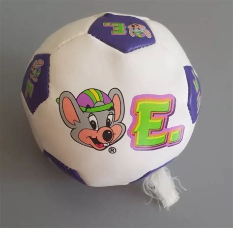 Chuck E Cheese Soft Plush Mini Soccer Ball Cec Mascot Mouse 4 Stuffed