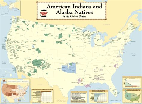 American Indian Reservations Map With Reservation Names Plus Traditional Names