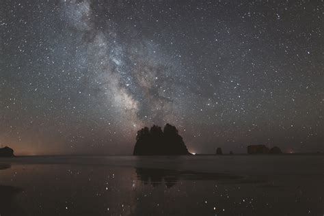 Milky Way Over Olympic National Park Coast 4k Hd Nature 4k Wallpapers