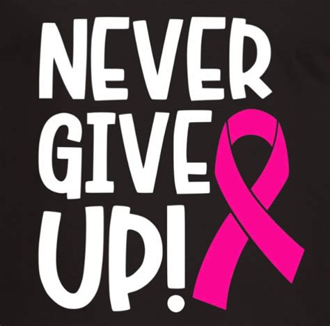 Breast Cancer Awareness Never Give Up Etsy