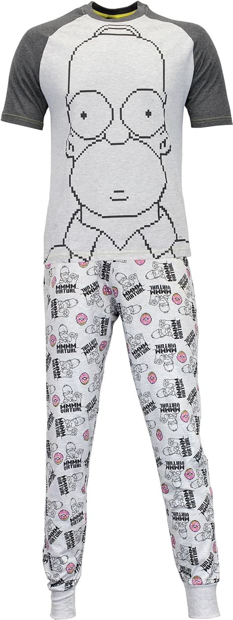 The Simpsons Mens Homer Simpson Pajamas At Amazon Men’s Clothing Store