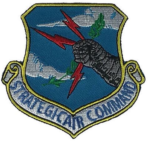 Usaf Air Force Strategic Air Command Sac Patch Etsy