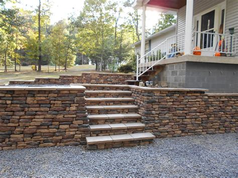 An easy way to build retaining walls: Dry Stack Retaining Wall Blocks (No Concrete Foundation ...