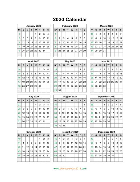 Get Fill In Calendar 2020 Printable Calendar Printables Free Blank
