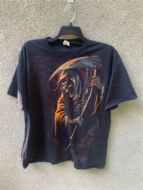 Vintage Vintage Grim Reaper T Shirt RARE Grailed