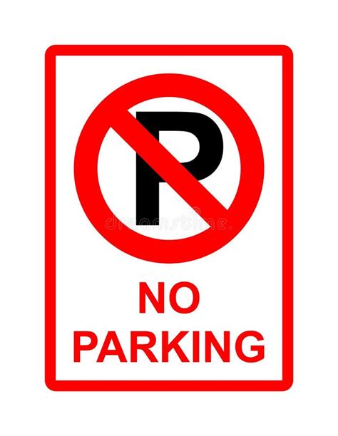 No Parking Stock Vector Illustration Of Parking Signs 156568771