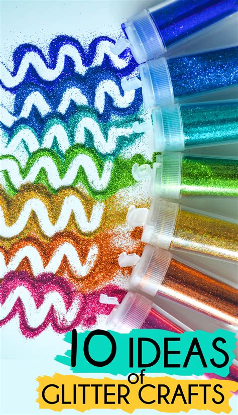 Glitter Ideas For Kids Top 10 Glitter Crafts Glitter Diy Projects