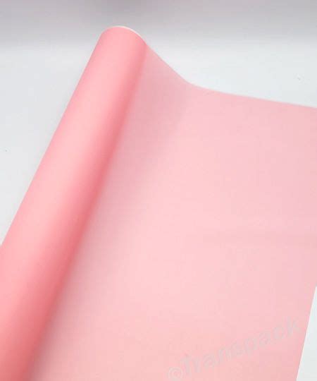 Frosted Pink Cellophane Wrap Florist Wrap Mm X M