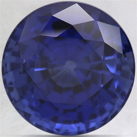 10mm Blue Round Lab Created Sapphire Sblc100rd3