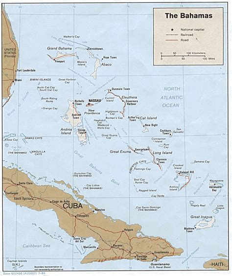 Mapa Relieve Sombreado De Las Bahamas Mapa Owje