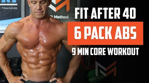 Get Six Pack Abs After 40 9 Minute At Home Ab Workout Youtube