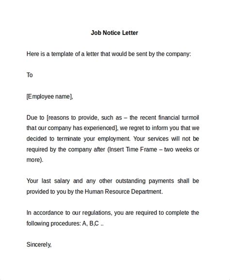 Sample Notice Letter To Employer Ideas 2022
