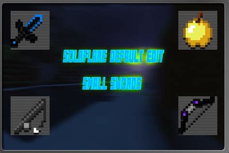 Minecraft Pvp Texture Pack Solrflare Default Edit Small Swords Youtube