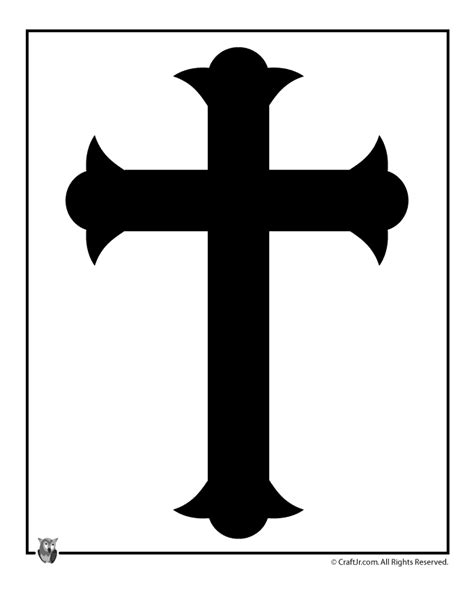 First Communion Cross Template