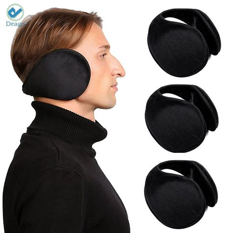 Deago 3 Pcs Ear Muffs For Men And Women Winter Ear Warmers Behind The