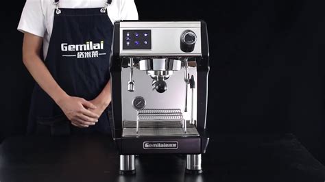 Gemilai C Mesin Espresso Professional Youtube