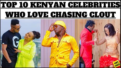 Top Kenyan Celebrities Who Love Clout Chasing Youtube
