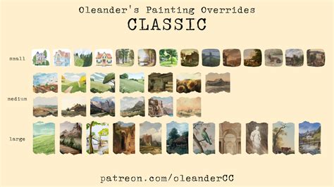 Oleander — Oleanders Sims 4 Painting Overrides This File