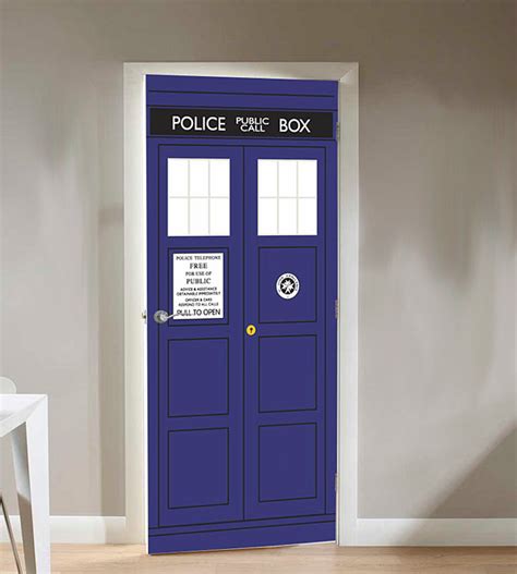 Doctor Who Tardis Door Sticker