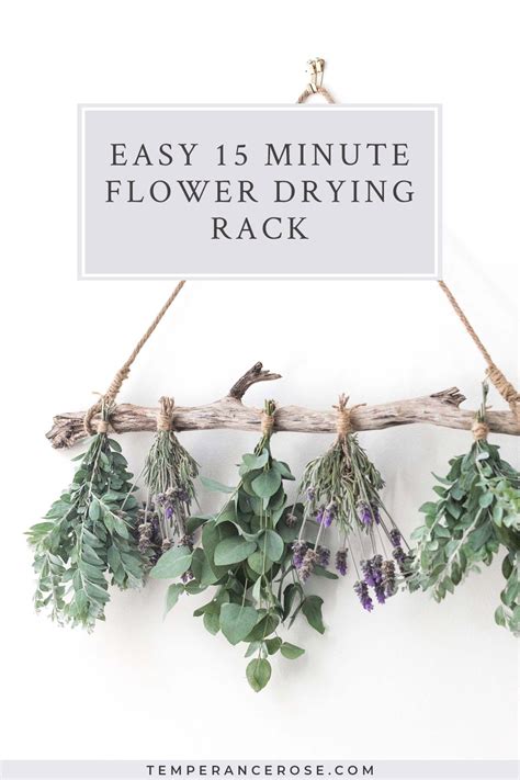 Cheap 15 Minute Diy Flower Or Herb Drying Rack Diy Flowers Dried