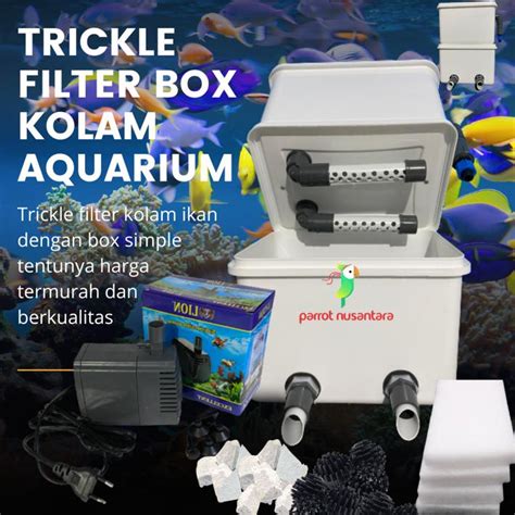 Jual Trickle Filter Kolam Mesin Pompa Aquarium Lion L Koi Aquarium Box Kolam Ikan Media