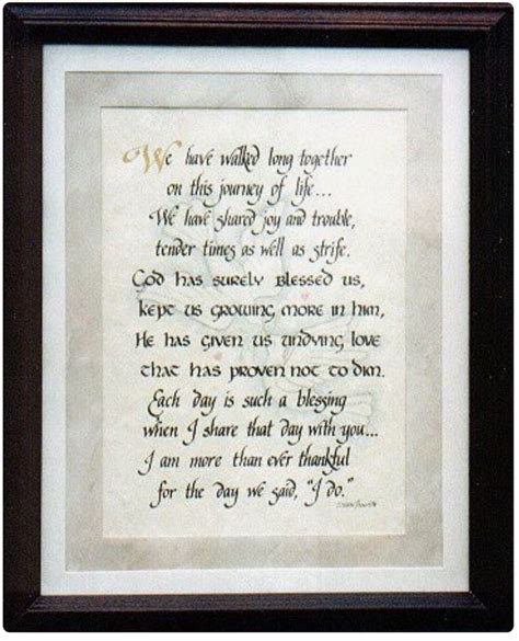 Pin by J L on Relationships | Anniversary poems, 25th wedding