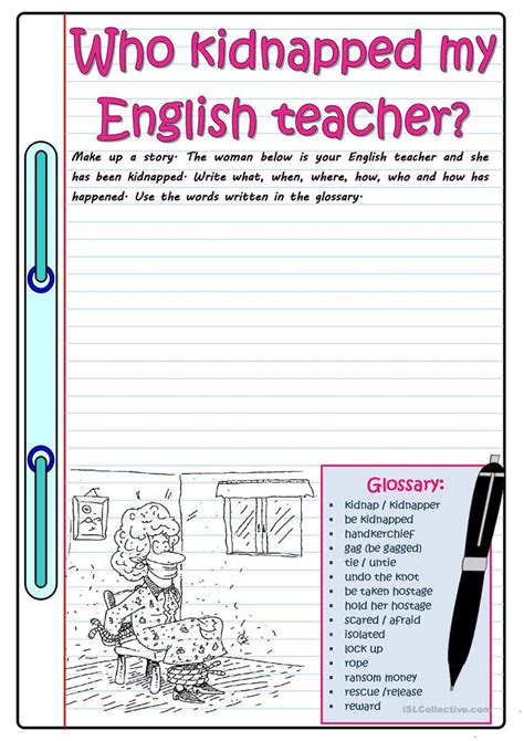 Guided Writing Exercises For Esl Students Exercise Poster