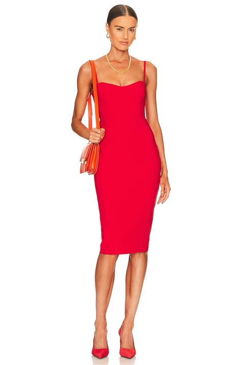 Nookie Allure Midi Dress In Cherry Revolve