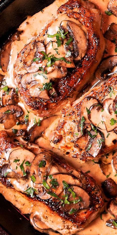 The shape and flexibility of this style knife will make your task easier. Boneless Pork Chops with Mushrooms in Creamy Irish Whiskey Sauce. | Pork loin chops recipes ...