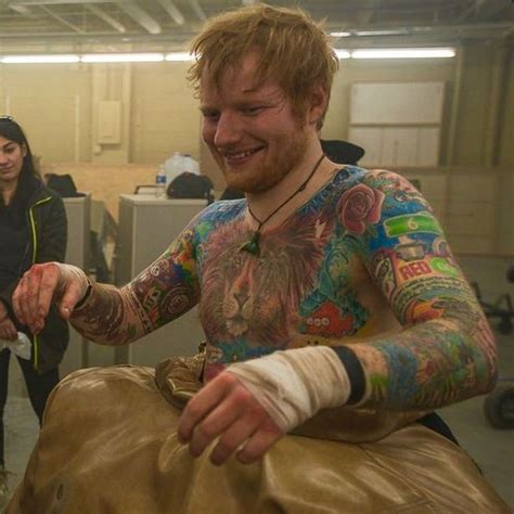 Ed Sheeran S Tattoo Artist Says Star S Inkings Are S And Lost Him Clients Irish Mirror Online