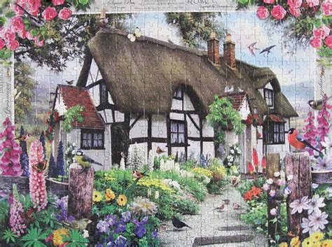 Rose Cottage The Completed 500 Piece Jigsaw Puzzle Rose Flickr