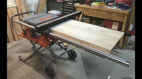 Dewalt Table Saw Outfeed Plans Elcho Table