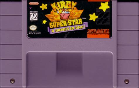 Kirby Super Star Cover Or Packaging Material Mobygames