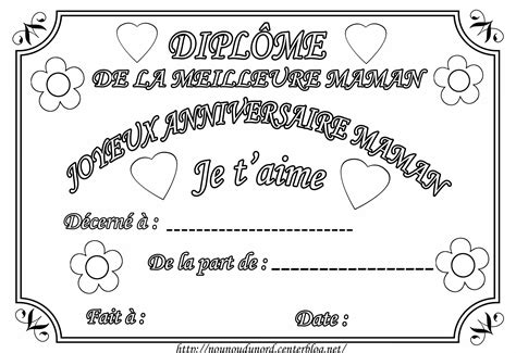 C'est en 1952, deux ans après l'officialisation de la fête des mères, que la france. Coloriage Joyeux Anniversaire à colorier - Dessin à ...